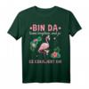 Bin Da Kann Losgehen Mädelsabend Flamingo T-Shirt - Trendiges Damen Freizeitshirt für den perfekten Mädelsabend