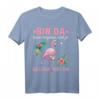 Bin Da Kann Losgehen Mädelsabend Flamingo T-Shirt - Trendiges Damen Freizeitshirt für den perfekten Mädelsabend