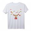 Rentier Weihnachts-T-Shirt Geschenkidee mit Baumkugeln & Mütze – Perfekt für Weihnachten, Familienfeiern & als festliches Geschenk