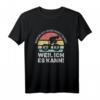 Warum Ich Ohne Akku Fahre Weil Ich Es Kann T-Shirt – Lustiges Retro Radfahrer Motiv für Rennrad- und Mountainbike-Fans, Perfektes Geschenk für Radsportler
