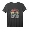 Warum Ich Ohne Akku Fahre Weil Ich Es Kann T-Shirt – Lustiges Retro Radfahrer Motiv für Rennrad- und Mountainbike-Fans, Perfektes Geschenk für Radsportler