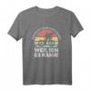 Warum Ich Ohne Akku Fahre Weil Ich Es Kann T-Shirt – Lustiges Retro Radfahrer Motiv für Rennrad- und Mountainbike-Fans, Perfektes Geschenk für Radsportler