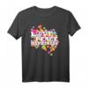 Love Peace Happiness - 60er 70er Hippie Flowerpower T-Shirt für Festival, Alltag & Party - Perfektes Geschenk für Retro-Liebhaber