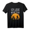 Ich liebe meine Frau wenn sie mich radfahren lässt T-Shirt – Lustiges Fahrradmotiv mit Spruch, ideal für Radfahrer, Mountainbiker und Rennradfahrer zum Vatertag