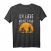 Ich liebe meine Frau wenn sie mich radfahren lässt T-Shirt – Lustiges Fahrradmotiv mit Spruch, ideal für Radfahrer, Mountainbiker und Rennradfahrer zum Vatertag