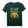 Ich liebe meine Frau wenn sie mich radfahren lässt T-Shirt – Lustiges Fahrradmotiv mit Spruch, ideal für Radfahrer, Mountainbiker und Rennradfahrer zum Vatertag