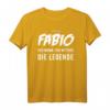 Fabio T-Shirt - Lustiges personalisiertes Geschenk für Männer, Frauen und Kinder mit dem Spruch 'Der Mann. Der Mythos. Die Legende.' für Weihnachten oder Geburtstag