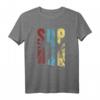 Herren Retro SUP Shirt mit Palmen - Perfektes Stand Up Paddle T-Shirt für Wassersportler & Sommerurlaub