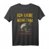 Ich liebe es wenn meine Frau mich angeln lässt - Lustiges Angler T-Shirt für Fischer und Vatertagsgeschenk