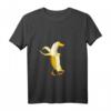 Lustiges Bananenente Tier T-Shirt mit Anthropomorphem Design – Originelles Hipster-Shirt für Frauen & Tierliebhaber