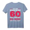 Lustiges 60. Geburtstag T-Shirt - Knackige 60, 1963 Geschenk für Mutter oder Frau mit Humor