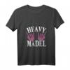 Damen Heavy Mädel Metalfan Rocker Biker Metal Geschenk T-Shirt mit V-Ausschnitt – Perfekt für Festivals, Konzerte und Metal Fans