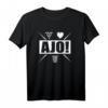 AJO Dubbeglas Weintraube Herz Pfälzer Pfalz Schorle T-Shirt für Weinfest und Weinliebhaber – Perfekt für Pfalz-Fans und regionale Feiern