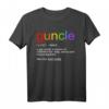 Herren Guncle Wort Definition Gay Uncle Geschenk T-Shirt – Lustiges Pride T-Shirt für Weihnachten & Geburtstag, Perfekt für Gay Onkel