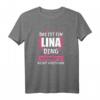 Lina Name Vorname Geschenk T-Shirt – Personalisierte Geburtstagsidee für Lina Fans und Liebhaber