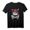 Lustiges Katzen Pirat T-Shirt – Perfektes Geschenk für Katzen- und Piratenfans, Ideal für Geburtstag & Weihnachten