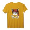 Lustiges Katzen Pirat T-Shirt – Perfektes Geschenk für Katzen- und Piratenfans, Ideal für Geburtstag & Weihnachten