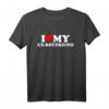 Ich liebe meinen Ex-Freund T-Shirt mit roter Herz-Grafik – Lustiges Geschenk zum Geburtstag, Valentinstag, Weihnachten & Überraschung für Ex-Freund