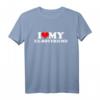 Ich liebe meinen Ex-Freund T-Shirt mit roter Herz-Grafik – Lustiges Geschenk zum Geburtstag, Valentinstag, Weihnachten & Überraschung für Ex-Freund