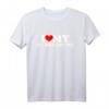 Ich liebe meinen Ex-Freund T-Shirt mit roter Herz-Grafik – Lustiges Geschenk zum Geburtstag, Valentinstag, Weihnachten & Überraschung für Ex-Freund