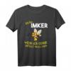 Ich bin Imker - wenn ich renne solltest du es auch Geschenk T-Shirt für Bienenzüchter & Naturfreunde