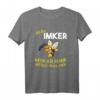Ich bin Imker - wenn ich renne solltest du es auch Geschenk T-Shirt für Bienenzüchter & Naturfreunde
