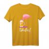 Es eskaliert eh Lustiges Party- und Festival-T-Shirt mit Flamingo und Bier-Spruch – Perfekt für Fasching, Karneval, Mallorca-Urlaub & Trinkfreunde