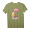 Es eskaliert eh Lustiges Party- und Festival-T-Shirt mit Flamingo und Bier-Spruch – Perfekt für Fasching, Karneval, Mallorca-Urlaub & Trinkfreunde