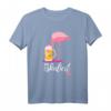 Es eskaliert eh Lustiges Party- und Festival-T-Shirt mit Flamingo und Bier-Spruch – Perfekt für Fasching, Karneval, Mallorca-Urlaub & Trinkfreunde