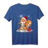 Lustiges Weihnachtsmotiv Eichhörnchen T-Shirt - Weihnachtsshirt für Damen, Herren und Kinder als Geschenkidee 2022 für Weihnachtsfeier & Weihnachtsmarkt