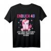 Endlich 40 jetzt nur noch erwachsen werden - Lustiges Geburtstag T-Shirt für Männer und Frauen zum runden HapMonkey