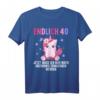 Endlich 40 jetzt nur noch erwachsen werden - Lustiges Geburtstag T-Shirt für Männer und Frauen zum runden HapMonkey