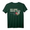 Lustiges MTB Fahrrad Shirt - Ich liebe meine Frau Mountainbike T-Shirt für Männer, Radfahrer & MTB Fans als Geschenk
