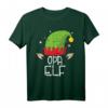 Herren Opa Elf Partnerlook Familien Outfit Weihnachten - Lustiges Weihnachts-T-Shirt als Geschenkidee für Opa, Vater & Großvater, perfekt für Familienfeiern