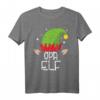 Herren Opa Elf Partnerlook Familien Outfit Weihnachten - Lustiges Weihnachts-T-Shirt als Geschenkidee für Opa, Vater & Großvater, perfekt für Familienfeiern