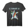 Es eskaliert eh - Dab Einhorn Party T-Shirt für Mädchen, Jungen, Männer & Frauen | Lustiges Geschenk für Festival, Geburtstag & Weihnachten