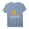 Warum ich ohne Akku fahre weil ich es kann T-Shirt – Lustiges Fahrradfahrer Design für Radfahrer und Mountainbiker
