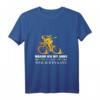 Warum ich ohne Akku fahre weil ich es kann T-Shirt – Lustiges Fahrradfahrer Design für Radfahrer und Mountainbiker