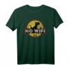 No Wifi Dino Kein Wlan Empfangsstörung Geschenk T-Shirt – Humorvolles Shirt bei Internet- und Signalproblemen