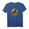 No Wifi Dino Kein Wlan Empfangsstörung Geschenk T-Shirt – Humorvolles Shirt bei Internet- und Signalproblemen