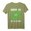 E-Bike Warum Ich Ohne Akku Fahre Weil Ich Es kann Fahrrad T-Shirt - Lustiges Radfahrer Motiv für Mountainbike, Rennrad & E-Bike Fans