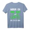 E-Bike Warum Ich Ohne Akku Fahre Weil Ich Es kann Fahrrad T-Shirt - Lustiges Radfahrer Motiv für Mountainbike, Rennrad & E-Bike Fans