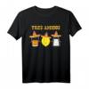 Tequila Shirt Hola zu Salz und Zitrone Fiesta Party T-Shirt - Tres Amigos Design für Partys, Festivals & Mexiko Fans