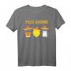 Tequila Shirt Hola zu Salz und Zitrone Fiesta Party T-Shirt - Tres Amigos Design für Partys, Festivals & Mexiko Fans