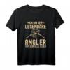 Herren Ich bin der legendäre Angler Angelsport T-Shirt – Lustiges Angeloutfit für Angler & Fischer, ideales Geschenk für den nächsten Angelausflug