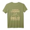 Herren Ich bin der legendäre Angler Angelsport T-Shirt – Lustiges Angeloutfit für Angler & Fischer, ideales Geschenk für den nächsten Angelausflug