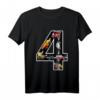 Kinder Geburtstagsshirt 4 Jahre mit Fahrzeugmotiven – Perfekt für Jungen & Mädchen zum 4. Geburtstag, Autos, Feuerwehrauto, Bagger & Traktor