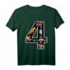 Kinder Geburtstagsshirt 4 Jahre mit Fahrzeugmotiven – Perfekt für Jungen & Mädchen zum 4. Geburtstag, Autos, Feuerwehrauto, Bagger & Traktor