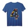 Kinder Geburtstagsshirt 4 Jahre mit Fahrzeugmotiven – Perfekt für Jungen & Mädchen zum 4. Geburtstag, Autos, Feuerwehrauto, Bagger & Traktor