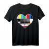 Testbild Herz T-Shirt für 80er und 90er Jahre - Retro Kostümidee für Fasching, Karneval & Motto-Partys